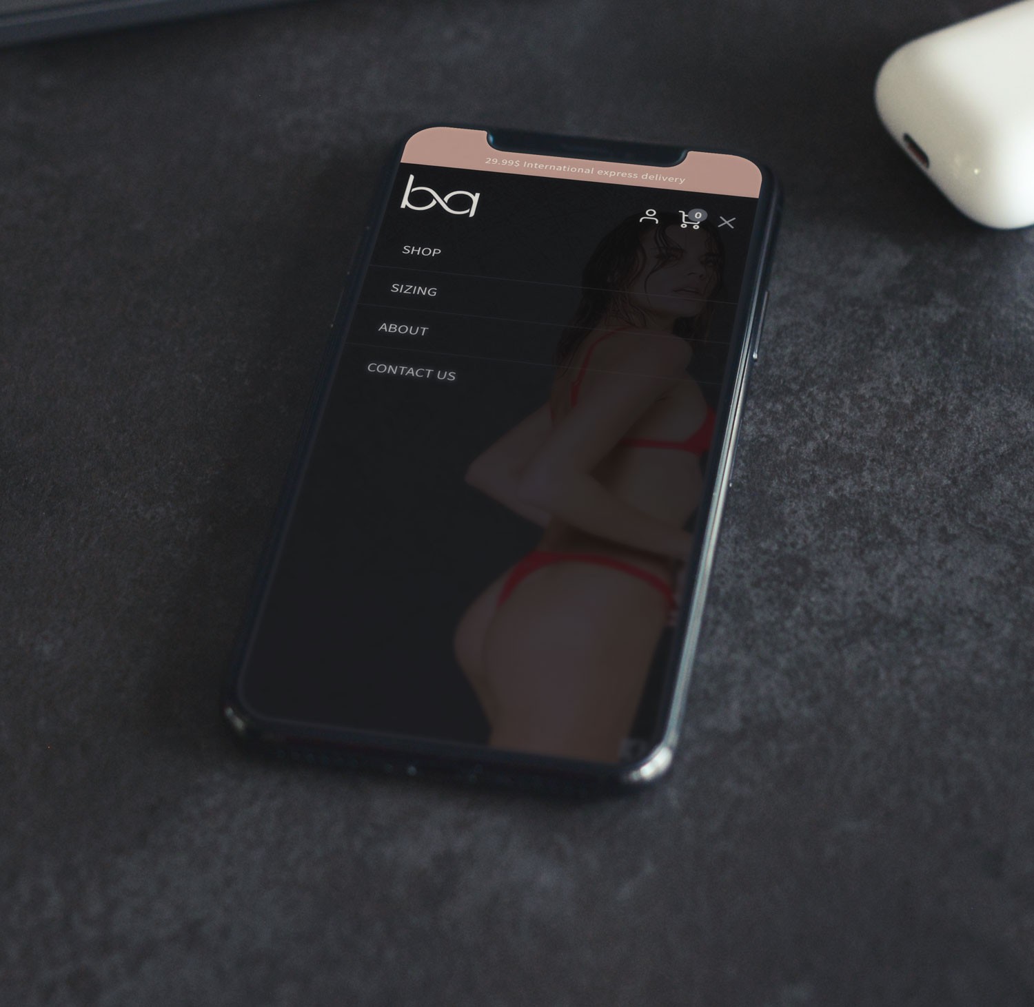 Bayalin mobile menu