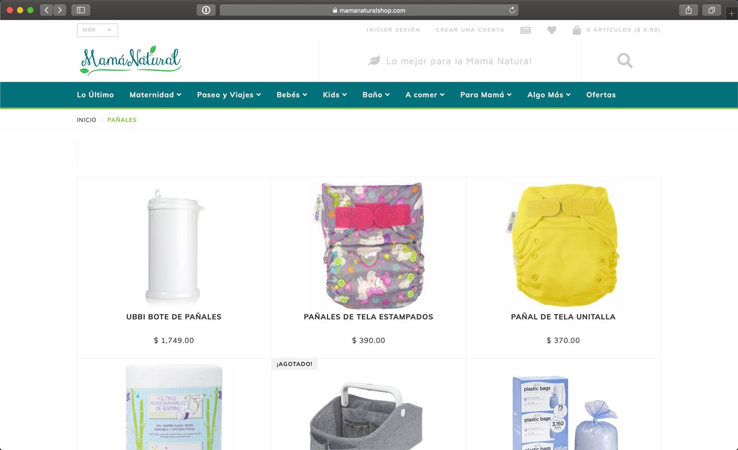 Mamá Natural Catalog